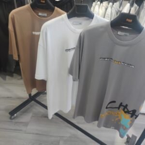 Acid washed oversized t-shirts