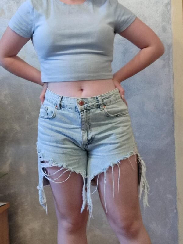 Светлосини тексас шорцеви