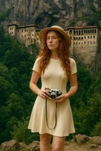 butter yellow фустан со А-линија