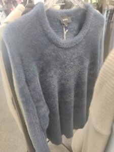 машка сина блуза со мека текстура