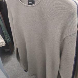 машка беж блуза од мерцелизиран конец